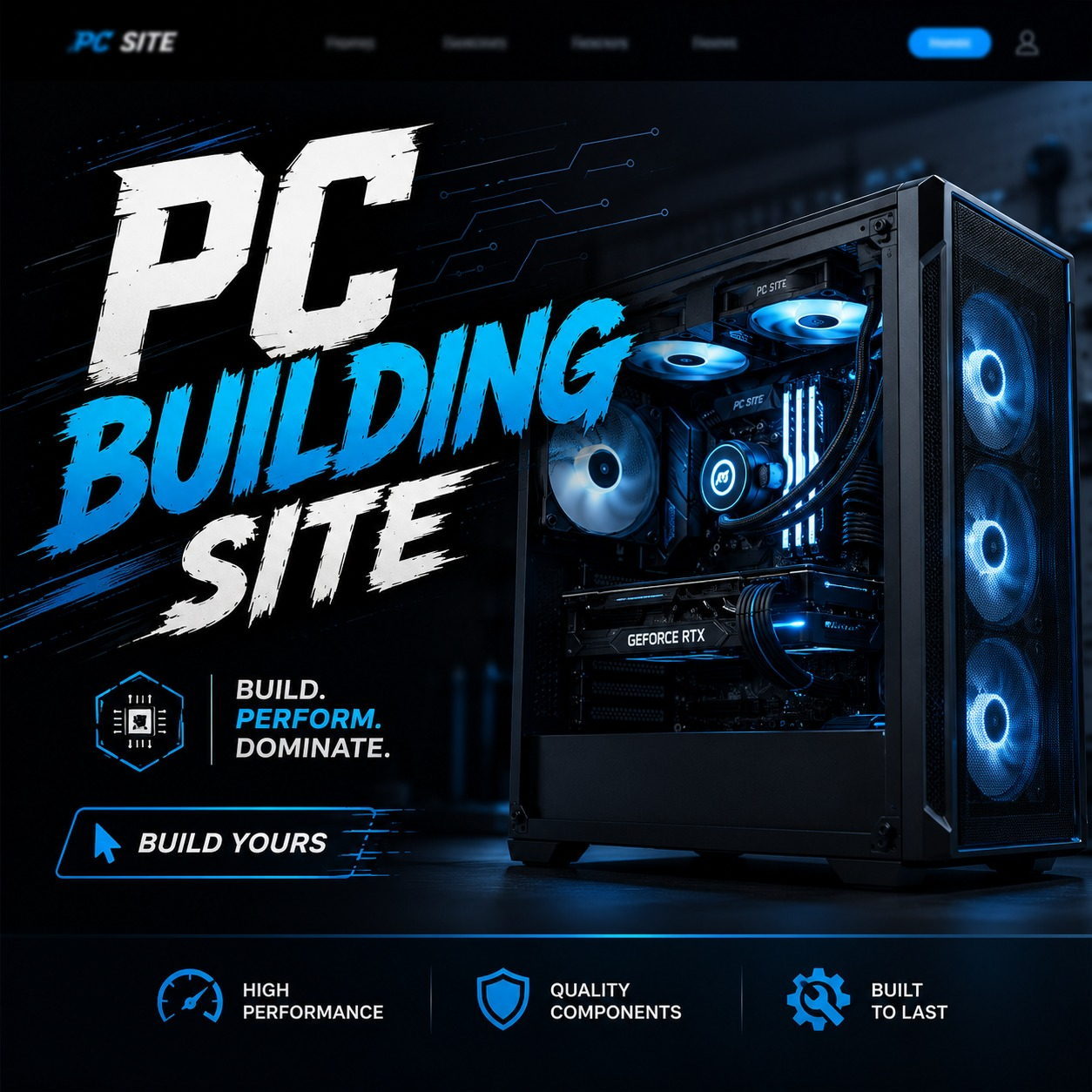Computer Building website project