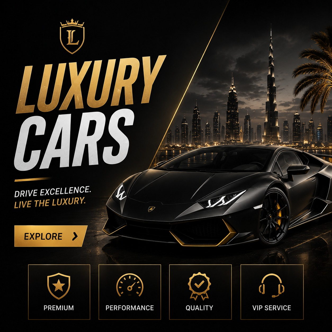 Luxury Cars website project