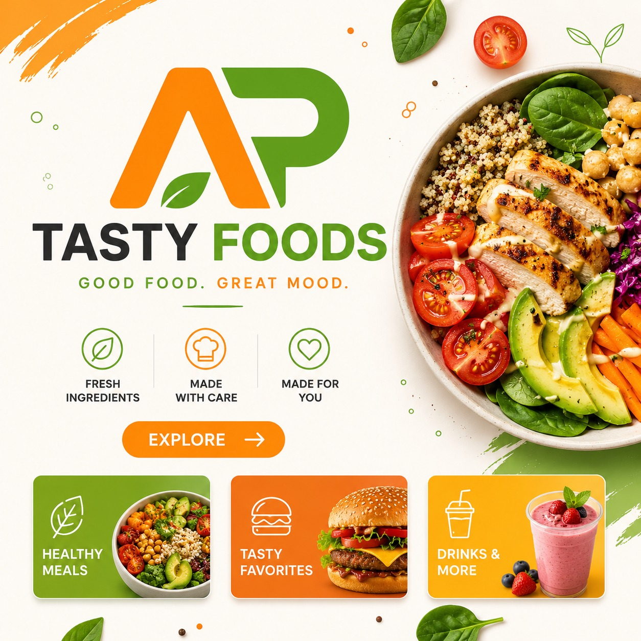 Tasty Foods website project
