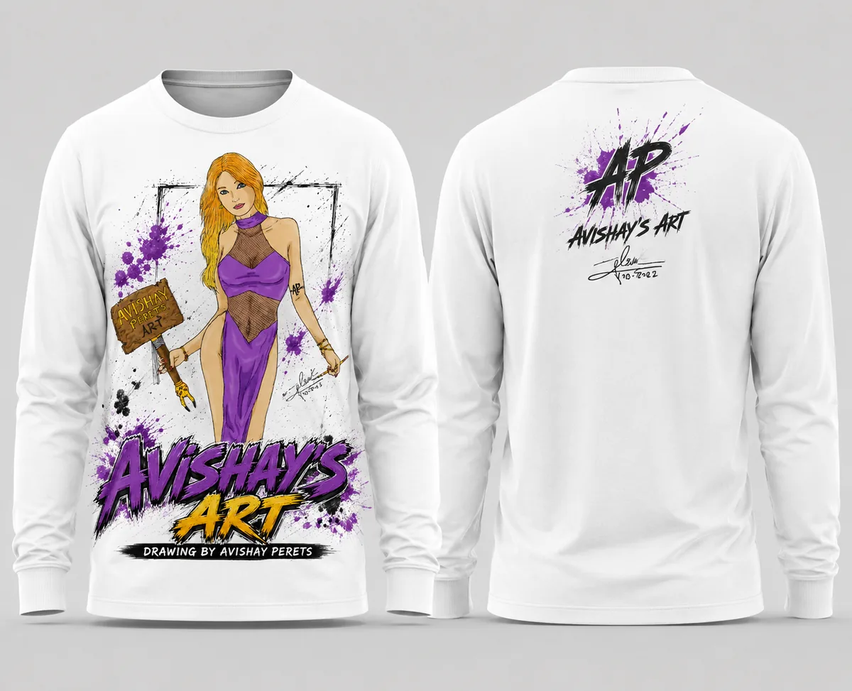 Signal Long Sleeve front and back mockup